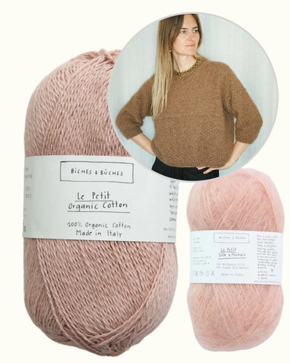 River Jumper Cotton Edition | super Sommerpullover aus Le Petit Organic Cotton und Le Petit Silk Mohair von Biches & Bûches