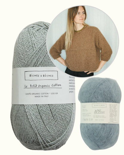 River Jumper Cotton Edition | super Sommerpullover aus Le Petit Organic Cotton und Le Petit Silk Mohair von Biches & Bûches