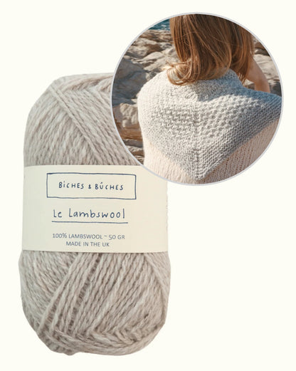 River-sjal | smukt lille sjal i Le Lambswool fra Biches & Bûches