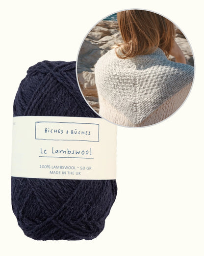 River-sjal | smukt lille sjal i Le Lambswool fra Biches & Bûches