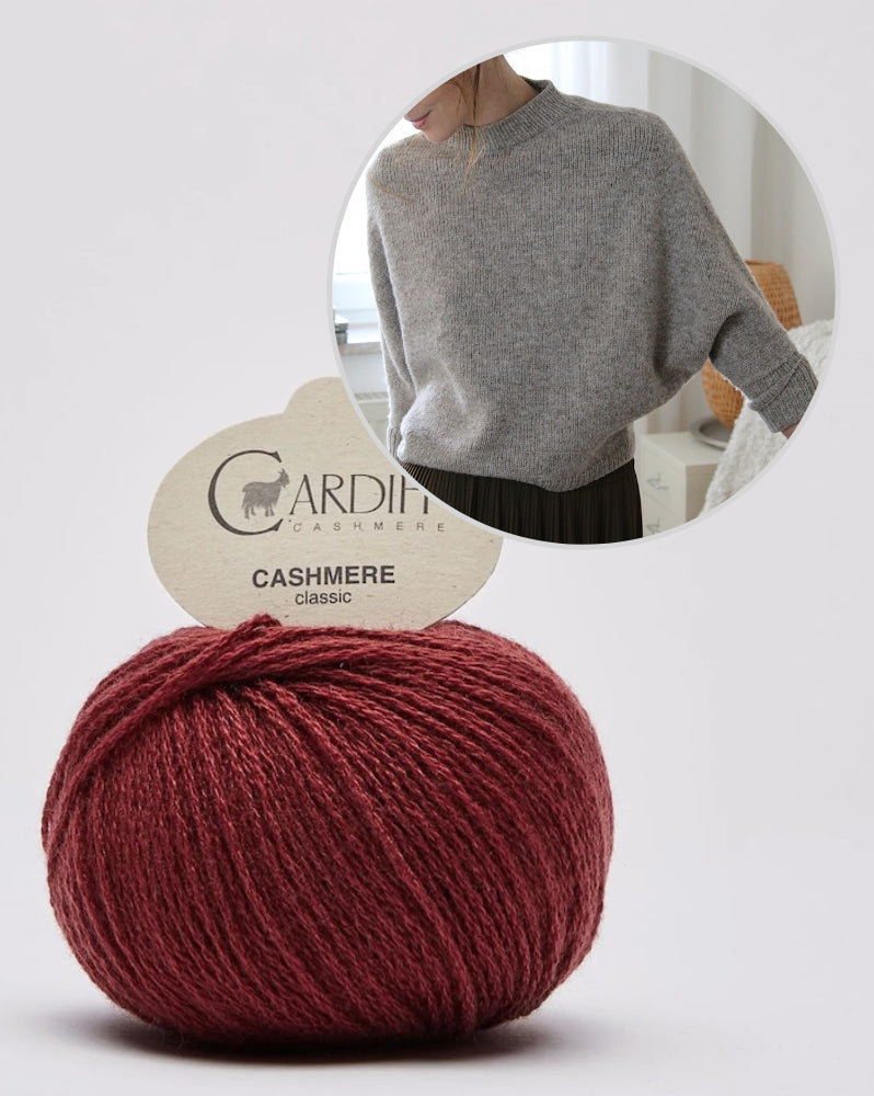 Robin Sweater | edler Kaschmir Pullover aus Classic Cashmere von Cardiff
