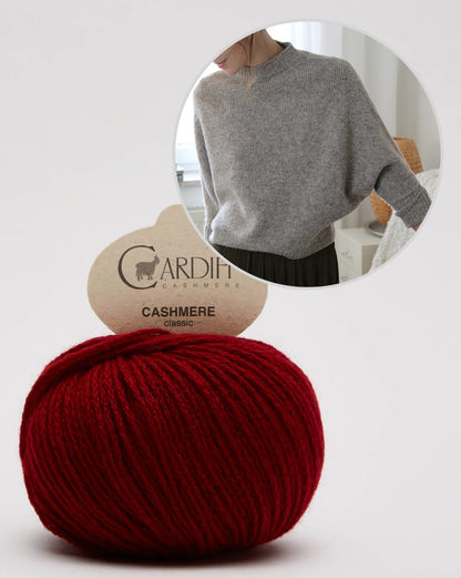 Robin Sweater | edler Kaschmir Pullover aus Classic Cashmere von Cardiff