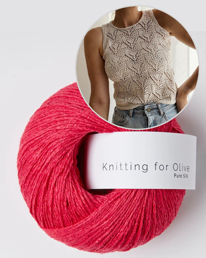 Rodolphe Top Silk Edition | atemberaubendes Lacemuster aus Pure Silk von Knitting for Olive