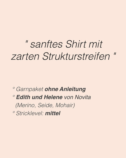 Roni Blouse | zarte Streifen aus Edith und Helene von Novita