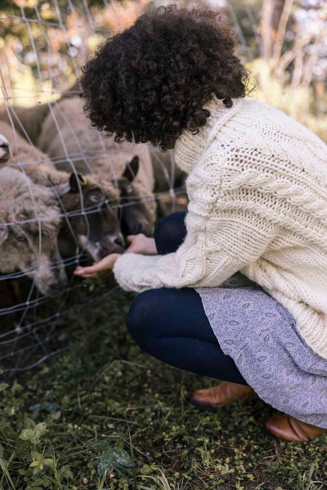 Haukiainen Strickpullover von Ronja Hakalehto mit Hygge Wool von Novita 2