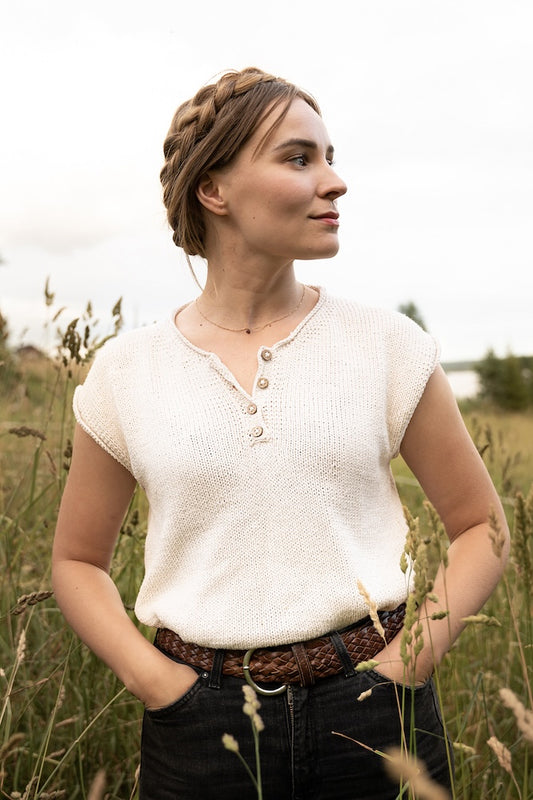 Ronja Hakalehto Leuto Tee mit Pure Silk von Knitting for Olive 1