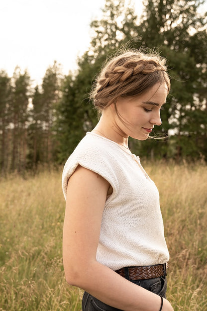 Ronja Hakalehto Leuto Tee mit Pure Silk von Knitting for Olive 3