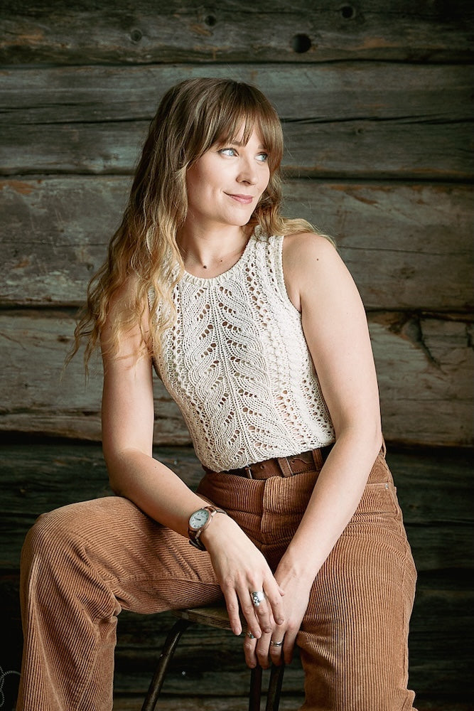 Wildflower Top | romantisch verspieltes Top aus Pure Silk von Knitting for Olive
