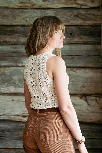 Wildflower Top | romantisch verspieltes Top aus Pure Silk von Knitting for Olive