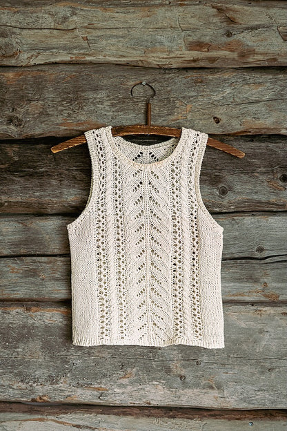 Wildflower Top | romantisch verspieltes Top aus Pure Silk von Knitting for Olive