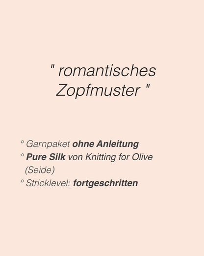 Wildflower Top | romantisch verspieltes Top aus Pure Silk von Knitting for Olive