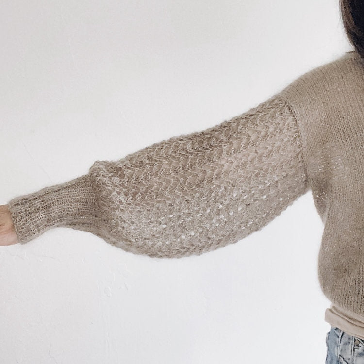 rosa p. Vreeni Blouse mit Sensai und Washi von ITO Yarn string 3
