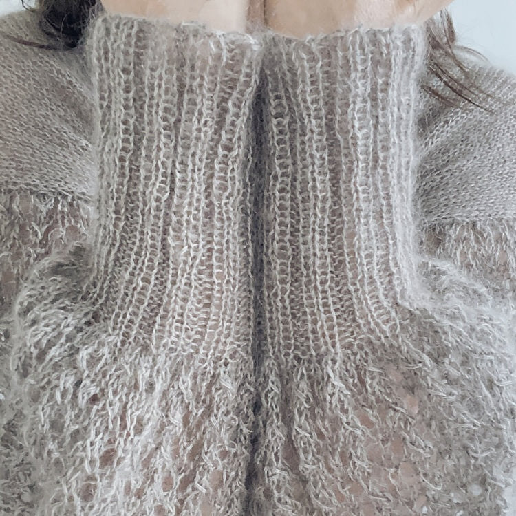 rosa p. Vreeni Blouse mit Sensai und Washi von ITO Yarn string 4