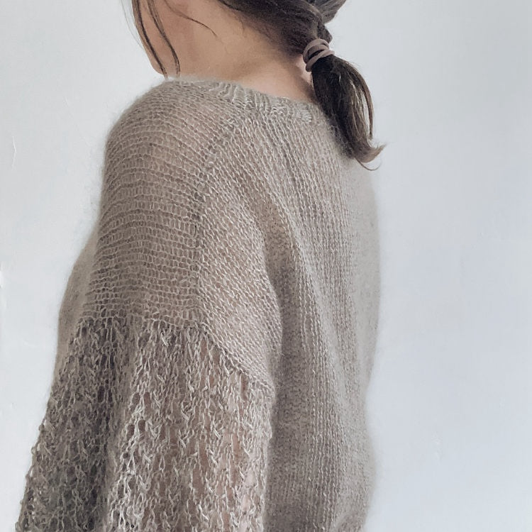 rosa p. Vreeni Blouse mit Sensai und Washi von ITO Yarn string 5