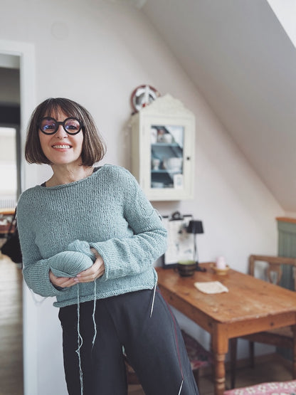 Maglione Uukii | semplice pullover basic in Semilla Melange e Svala di BC Garn