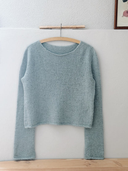 Maglione Uukii | semplice pullover basic in Semilla Melange e Svala di BC Garn