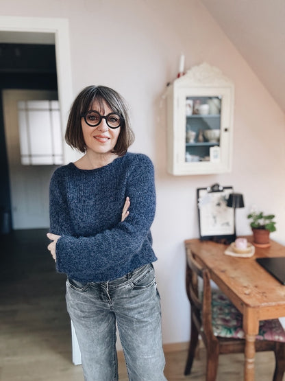 Maglione Uukii | semplice pullover basic in Semilla Melange e Svala di BC Garn