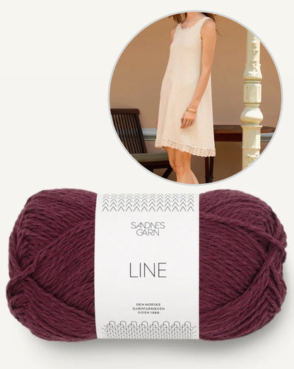 Roselyn Dress | Kleid mit dezenten Wellen aus Line von Sandnes Garn