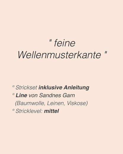 Roselyn Dress | Kleid mit dezenten Wellen aus Line von Sandnes Garn