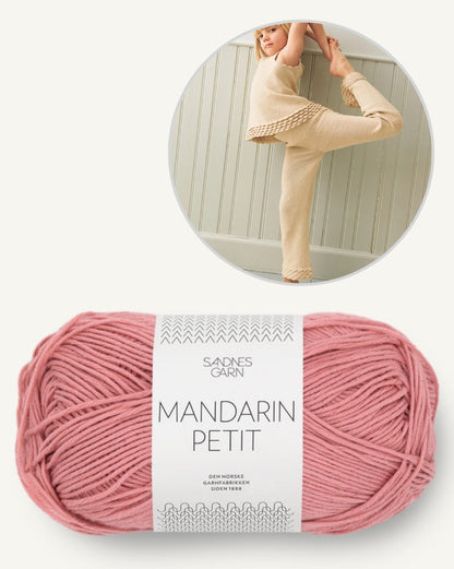 Roselyn Set Junior | fantastische Rüschen aus Mandarin Petit von Sandnes Garn