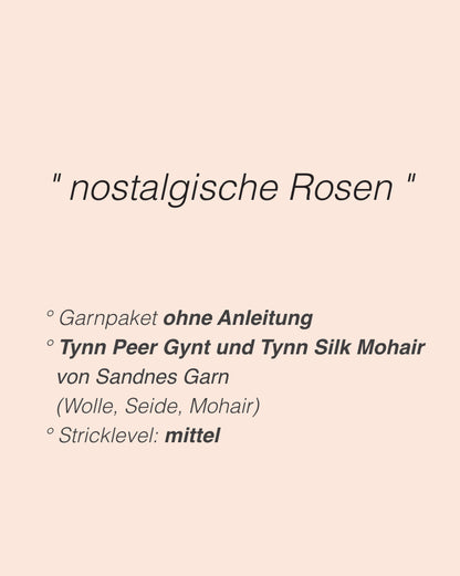 Rosie Mittens | vintage Muster aus Tynn Peer Gynt und Tynn Silk Mohair von Sandnes Garn