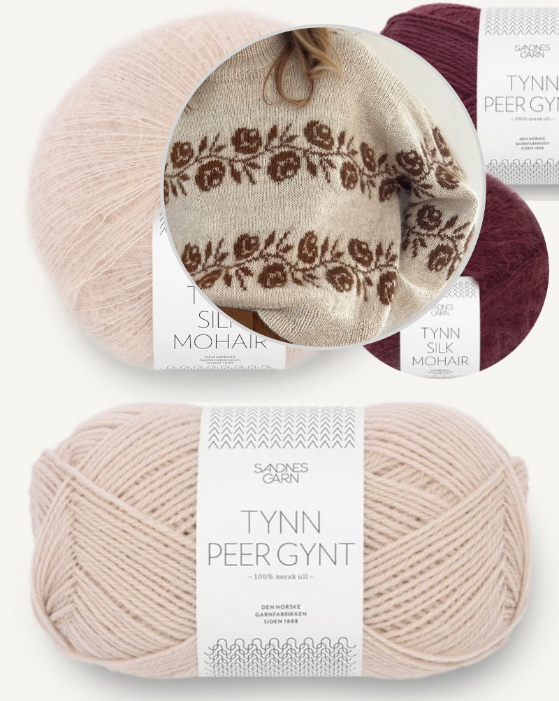Leknit Rosie Sweater aus Tynn Peer Gynt und Tynn Silk Mohair von Sandnes Garn 13