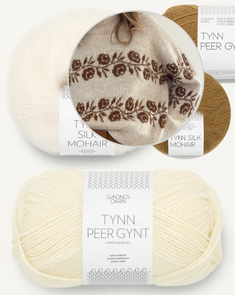 Leknit Rosie Sweater aus Tynn Peer Gynt und Tynn Silk Mohair von Sandnes Garn 14