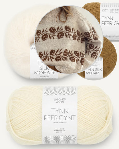 Leknit Rosie Sweater aus Tynn Peer Gynt und Tynn Silk Mohair von Sandnes Garn 14