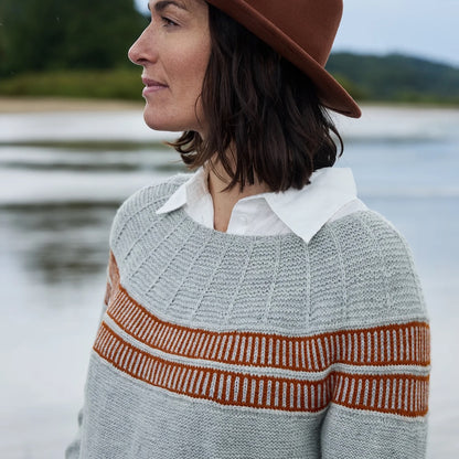 Pullover Precious Memory | zartes Streifenmuster aus Cheeky Merino Joy von Rosy Green Wool