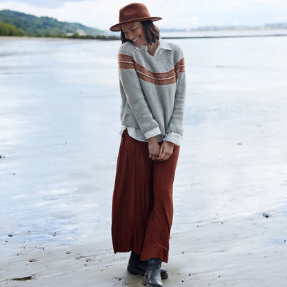 Pullover Precious Memory | zartes Streifenmuster aus Cheeky Merino Joy von Rosy Green Wool