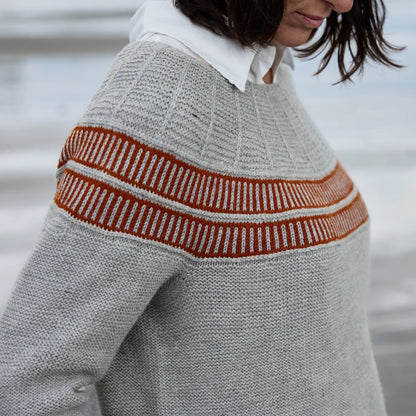 Pullover Precious Memory | zartes Streifenmuster aus Cheeky Merino Joy von Rosy Green Wool