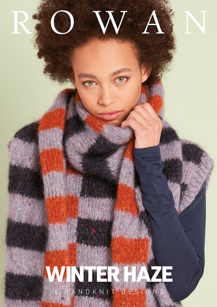 Rowan, Winter Haze, Modelle mit Tweed Haze, Titel