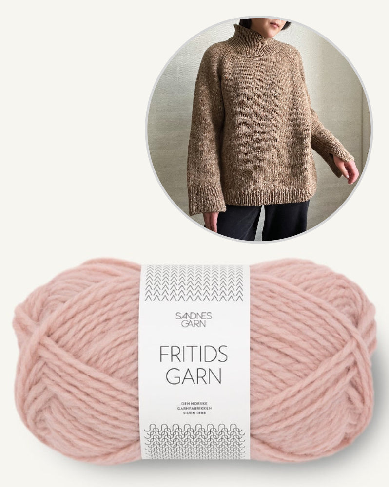 Novemberknits Rue Sweater mit Fritidsgarn von Sandnes Garn 14