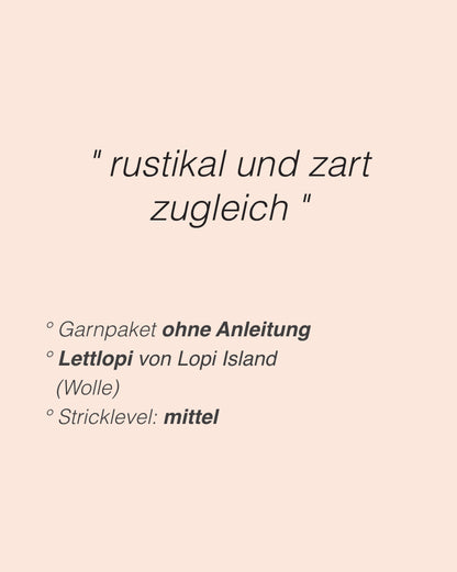 Rustic Ballerina Sweater | rustikal und zart aus Lettlopi von Lopi Island