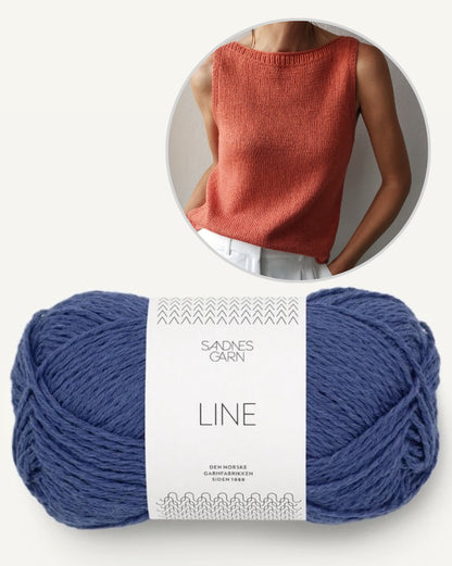 Sabai Top von Paula-m mit Line von Sandnes Garn 20