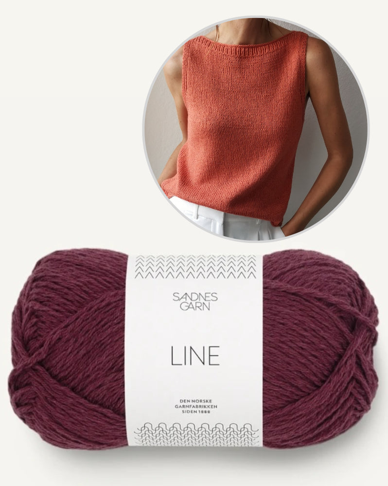 Sabai Top von Paula-m mit Line von Sandnes Garn 24