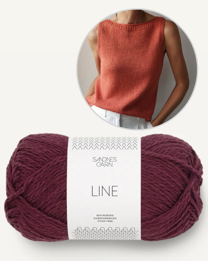 Sabai Top von Paula-m mit Line von Sandnes Garn 24