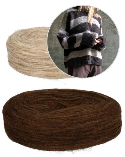 Sable Sweater | breite Streifen aus Plötulopi von Lopi Island