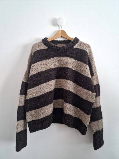 Sable Sweater | breite Streifen aus Plötulopi von Lopi Island