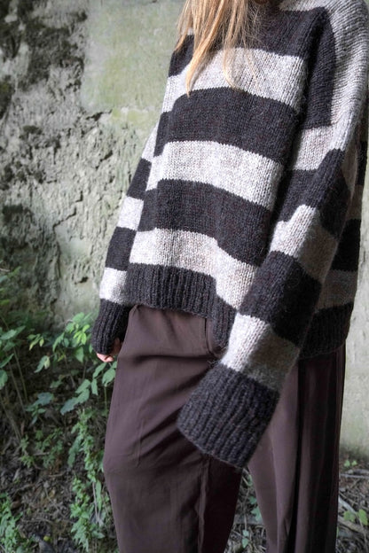 Sable Sweater | breite Streifen aus Plötulopi von Lopi Island