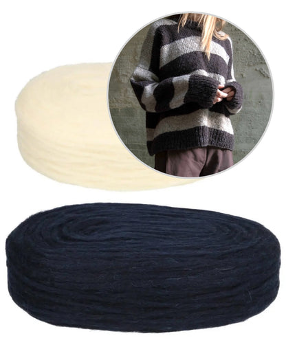 Sable Sweater | breite Streifen aus Plötulopi von Lopi Island