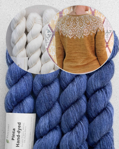 Sagittarii Sweater | romantisch feines Muster aus Pinta von Pascuali