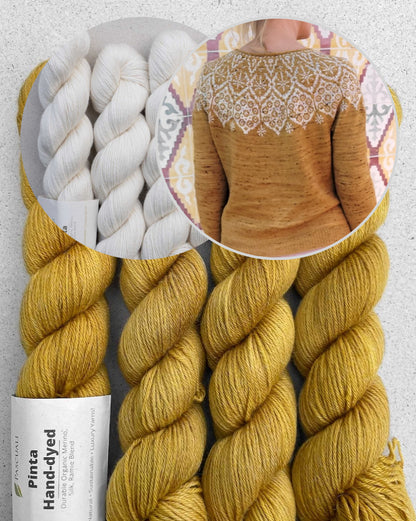 Sagittarii Sweater | romantisch feines Muster aus Pinta von Pascuali