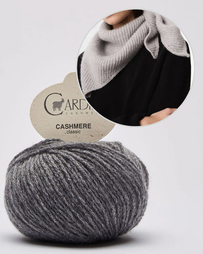 Sailor Scarf | zartes Tuch im Halbpatent mit Classic Cashmere von Cardiff