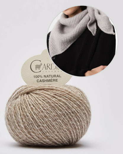 Sailor Scarf | zartes Tuch im Halbpatent mit Classic Cashmere von Cardiff