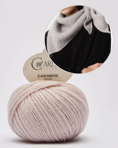 Sailor Scarf | zartes Tuch im Halbpatent mit Classic Cashmere von Cardiff