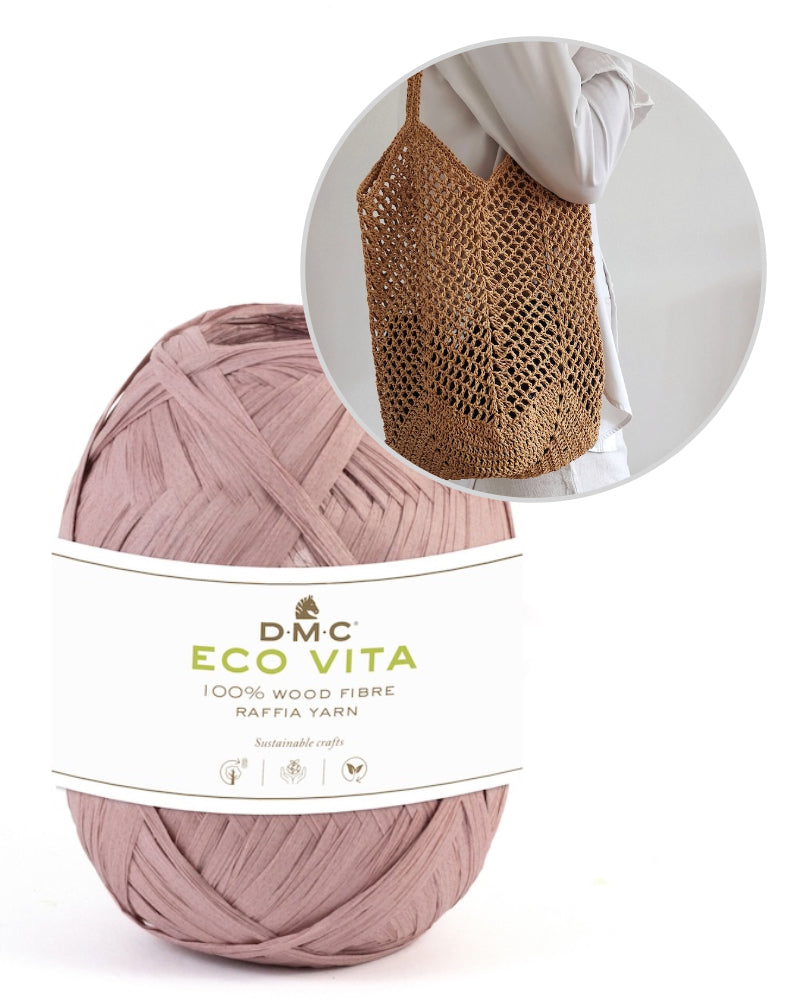 Palula-m Saladan Bag Häkelset mit Eco Vita Raffia von DMC 14