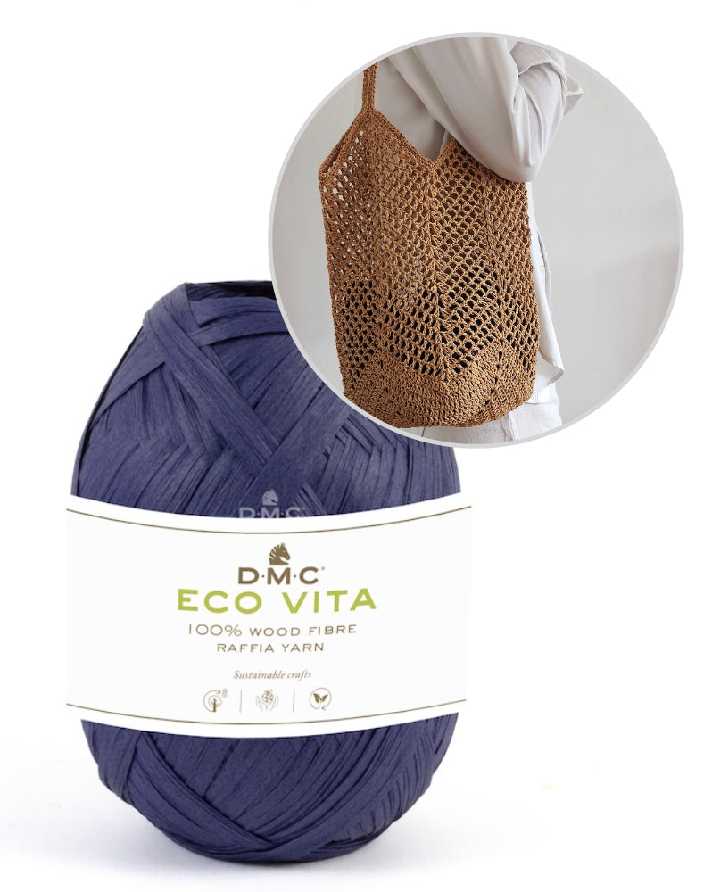 Palula-m Saladan Bag Häkelset mit Eco Vita Raffia von DMC 16
