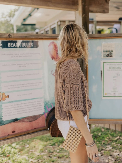 April Bluse | beachy Shirt aus Mandarin Petit von Sandnes Garn