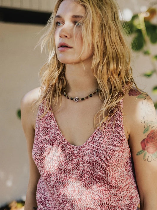 Coral Top | einfach und schnell aus drei Fäden Tynn Line von Sandnes Garn